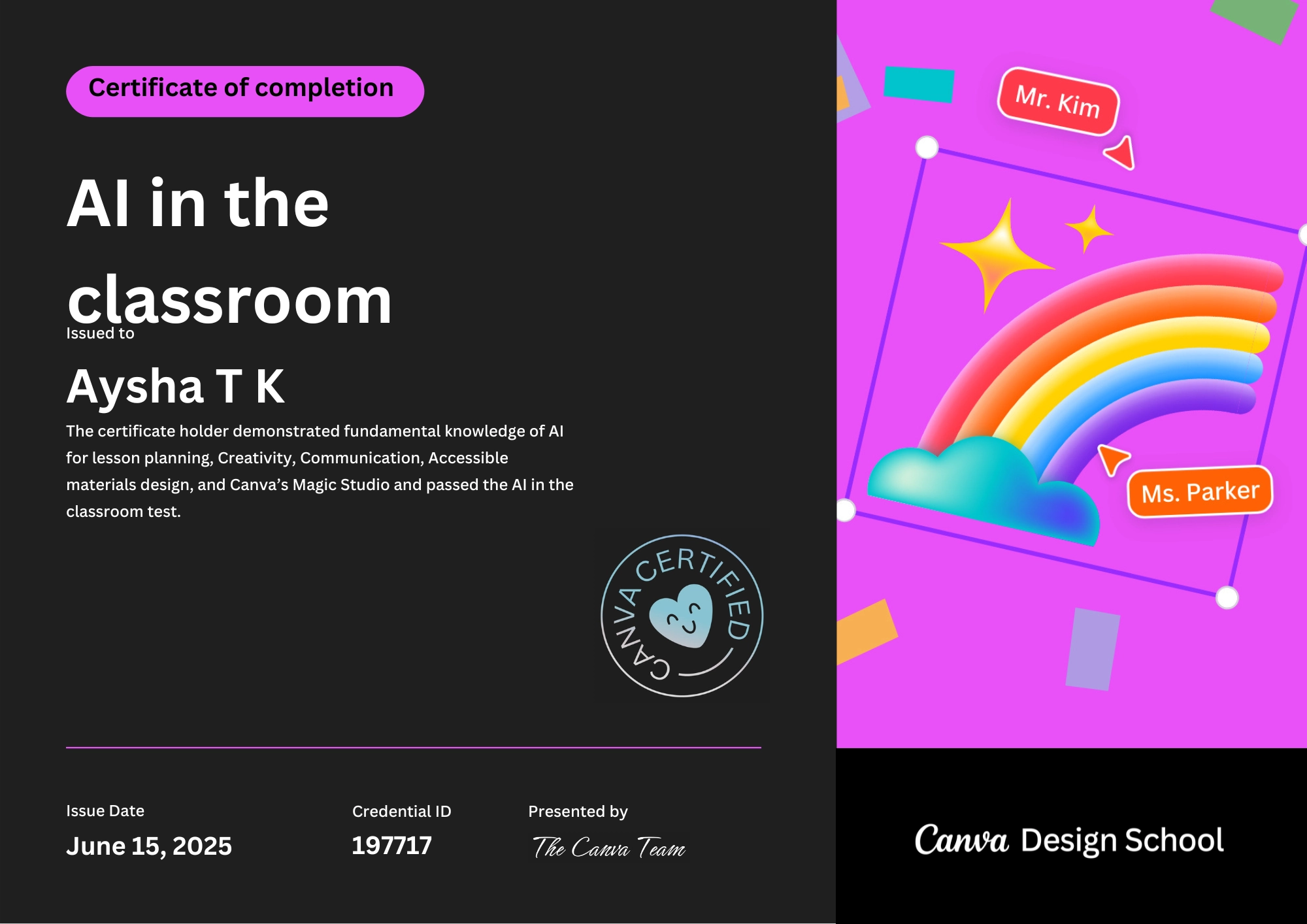best-digital-marketing-freeelancer-in-dubai-Aysha-TK-classroom-certificate