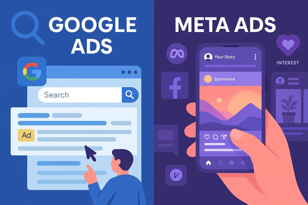 Google Ads vs Meta Ads, Which One Better for Your Goals